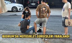 Bodrum’da Motosiklet Sürücüleri Yaralandı
