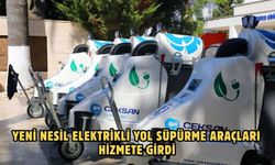 YENİ NESİL ELEKTRİKLİ YOL SÜPÜRME ARAÇLARI HİZMETE GİRDİ