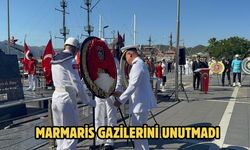 Marmaris gazilerini unutmadı