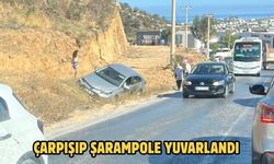 Çarpışıp Şarampole Yuvarlandı