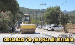 KIRSALDAKİ YOL ÇALIŞMALARI HIZLANDI