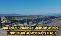Dalaman Havalimanı Ağustos ayında 1 milyon yolcu sayısına yaklaştı