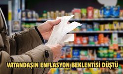 Vatandaşın enflasyon beklentisi düştü