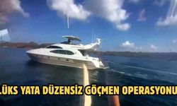 Lüks yata düzensiz göçmen operasyonu