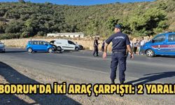 Bodrum’da İki Araç Çarpıştı: 2 Yaralı