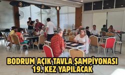 Bodrum Açık Tavla Şampiyonası 19. Kez Yapılacak