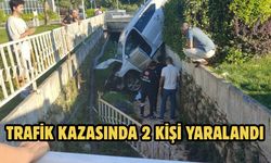 Trafik kazasında 2 kişi yaralandı