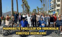 Marmaris’te Engelliler için farkındalık yürüyüşü düzenlendi