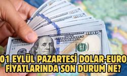 01 EYLÜLPAZARTESİ DOLAR-EURO FİYATLARINDA SON DURUM NE?