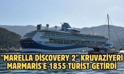 "Marella Discovery 2" kruvaziyeri Marmaris'e 1855 turist getirdi