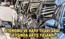 Otomobil ve hafif ticari araç satışında artış yaşandı