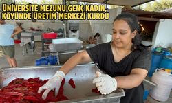 Üniversite mezunu genç kadın, köyünde üretim merkezi kurdu