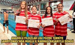 Anadolu Yıldızlar Ligi Yüzme Türkiye Şampiyonası’nda Muğla İl Karması Başarıyla Döndü