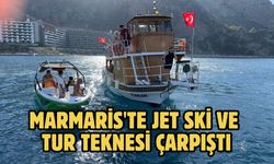Marmaris'te jet ski ve tur teknesi çarpıştı