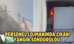 Personel Lojmanında Çıkan Yangın Söndürüldü