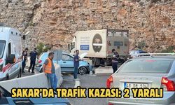 Sakar’da trafik kazası: 2 yaralı