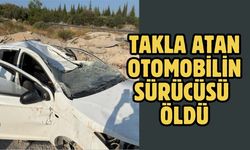 Takla atan otomobilin sürücüsü öldü