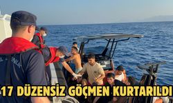 17 düzensiz göçmen kurtarıldı