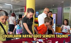 Çocukların hayal gücü sergiye taşındı
