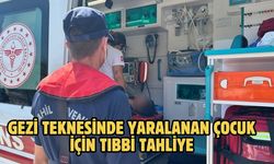 Gezi teknesinde yaralanan çocuk için tıbbi tahliye