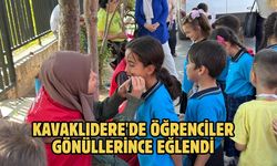 Kavaklıdere'de öğrenciler gönüllerince eğlendi