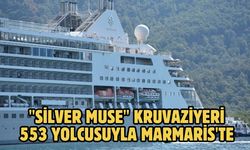 "Silver Muse" kruvaziyeri 553 yolcusuyla Marmaris'te