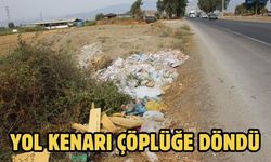 YOL KENARI ÇÖPLÜĞE DÖNDÜ