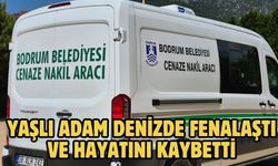 YAŞLI ADAM DENİZDE FENALAŞTI VE HAYATINI KAYBETTİ