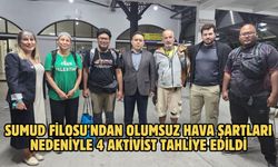 Sumud Filosu'ndan olumsuz hava şartları nedeniyle 4 aktivist tahliye edildi