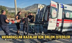 Vatandaşlar Kazalar için Önlem İstediler