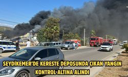 Seydikemer’de kereste deposunda çıkan yangın kontrol altına alındı