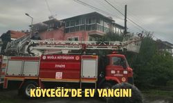 Köyceğiz’de ev yangını