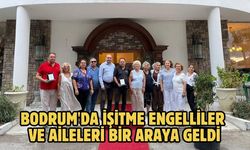 Bodrum'da işitme engelliler ve aileleri bir araya geldi