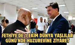 Fethiye'de 1 Ekim Dünya Yaşlılar Günü'nde huzurevine ziyaret