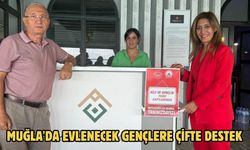 Muğla'da evlenecek gençlere çifte destek