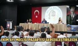 EKİM AYI MECLİSİ PAZARTESİ GERÇEKLEŞTİRİLECEK