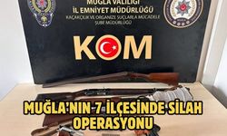 Muğla’nın 7 ilçesinde silah operasyonu