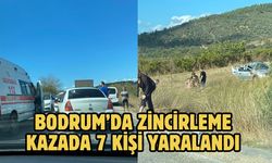 Bodrum’da Zincirleme Kazada 7 Kişi Yaralandı
