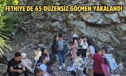 Fethiye'de 65 düzensiz göçmen yakalandı