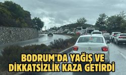 Bodrum’da Yağış ve Dikkatsizlik Kaza Getirdi