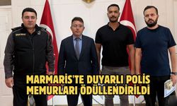 Marmaris'te duyarlı polis memurları ödüllendirildi