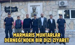 Marmaris Muhtarlar Derneği’nden bir dizi ziyaret