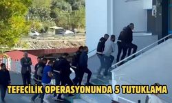 Tefecilik operasyonunda 5 tutuklama