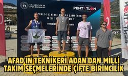 AFAD'ın Teknikeri Adan'dan Milli Takım seçmelerinde çifte birincilik