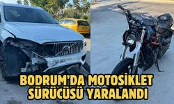 Bodrum’da Motosiklet Sürücüsü Yaralandı