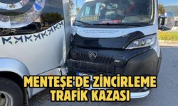 Menteşe'de zincirleme trafik kazası