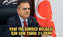 Yeni tip sürücü belgesi için son tarih 31 Ekim