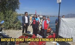Datça'da deniz temizliği etkinliği düzenlendi