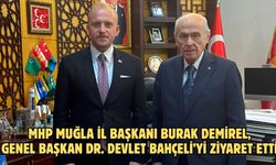 MHP Muğla İl Başkanı Burak Demirel, Genel Başkan Dr. Devlet Bahçeli’yi Ziyaret Etti