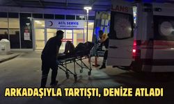 ARKADAŞIYLA TARTIŞTI, DENİZE ATLADI